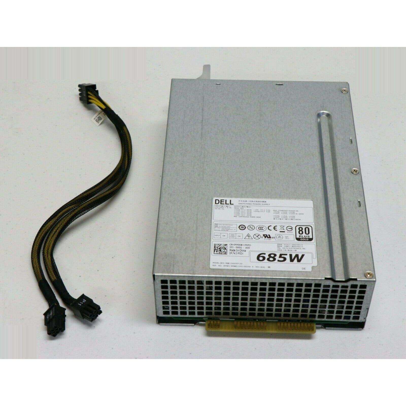Dell 685W Power Supply 0YP00X T3600 T3610 PSU 80+GOLD like WPVG2 with PCIE cable - AloinfoUSA