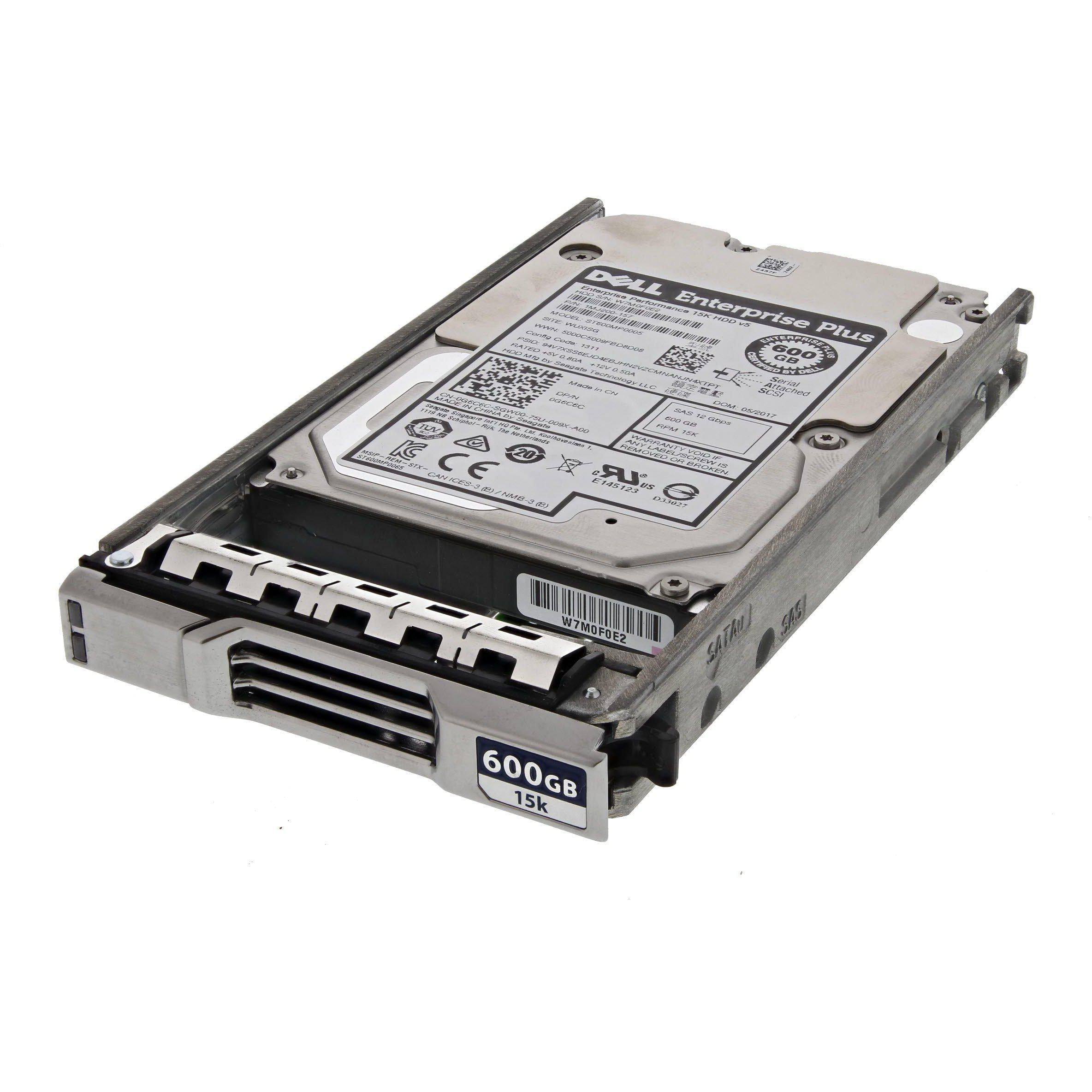 Dell Compellent 600GB 15K 3.5" SAS PS4100 02R3X ST3600057SS HDD Hard Drive 849064020773 - AloinfoUSA