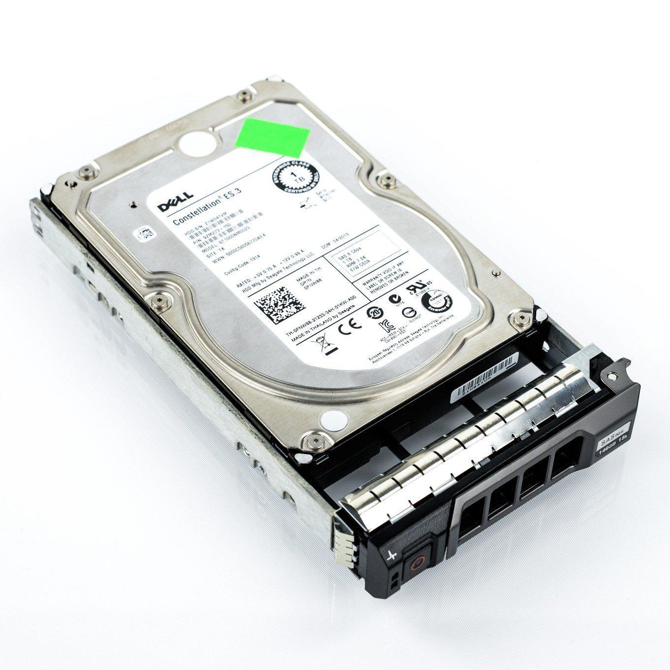Dell FNW88 1TB 7.2K RPM SAS 3.5 6GB Hard Drive Disco Rigido - AloinfoUSA