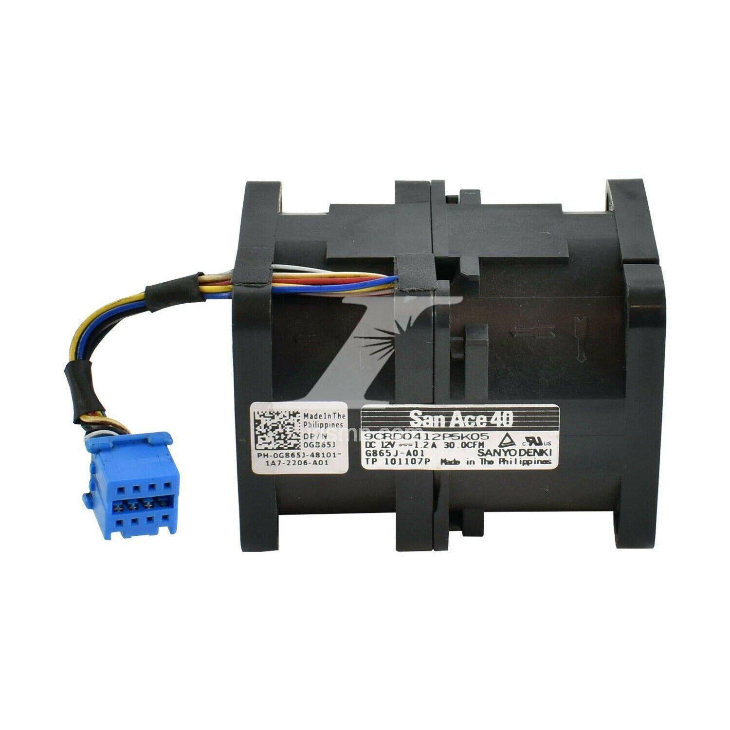 Dell G865J CPU Fan Assembly for PowerEdge R410 658759110701 - AloinfoUSA