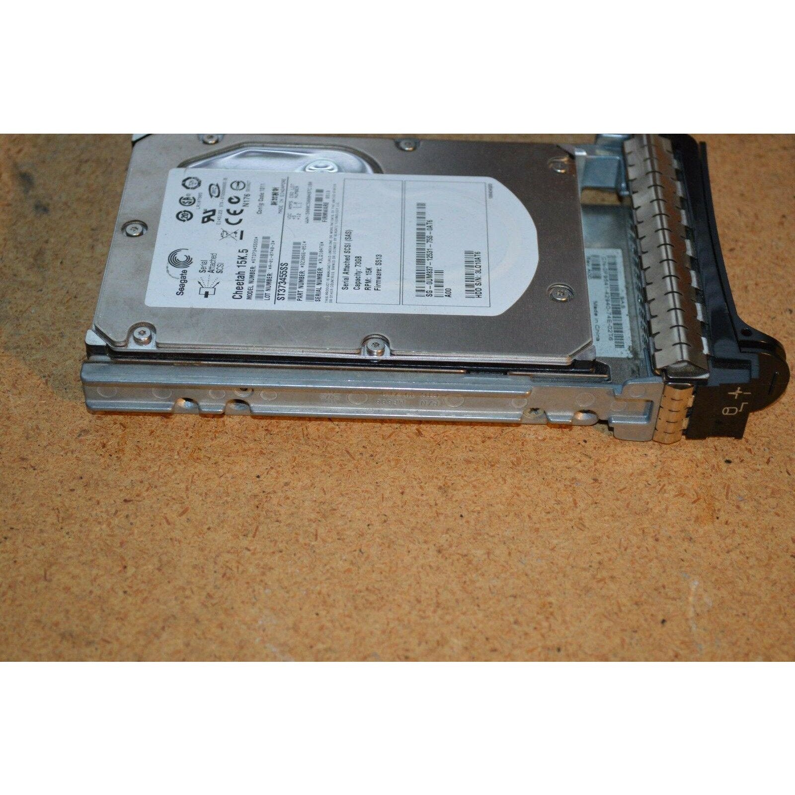 Dell GY581 73GB 15K 3.5" LFF SAS 3Gbps Hard Drive w/ Tray ST373455SS 9Z3066-054 102646335383 - AloinfoUSA