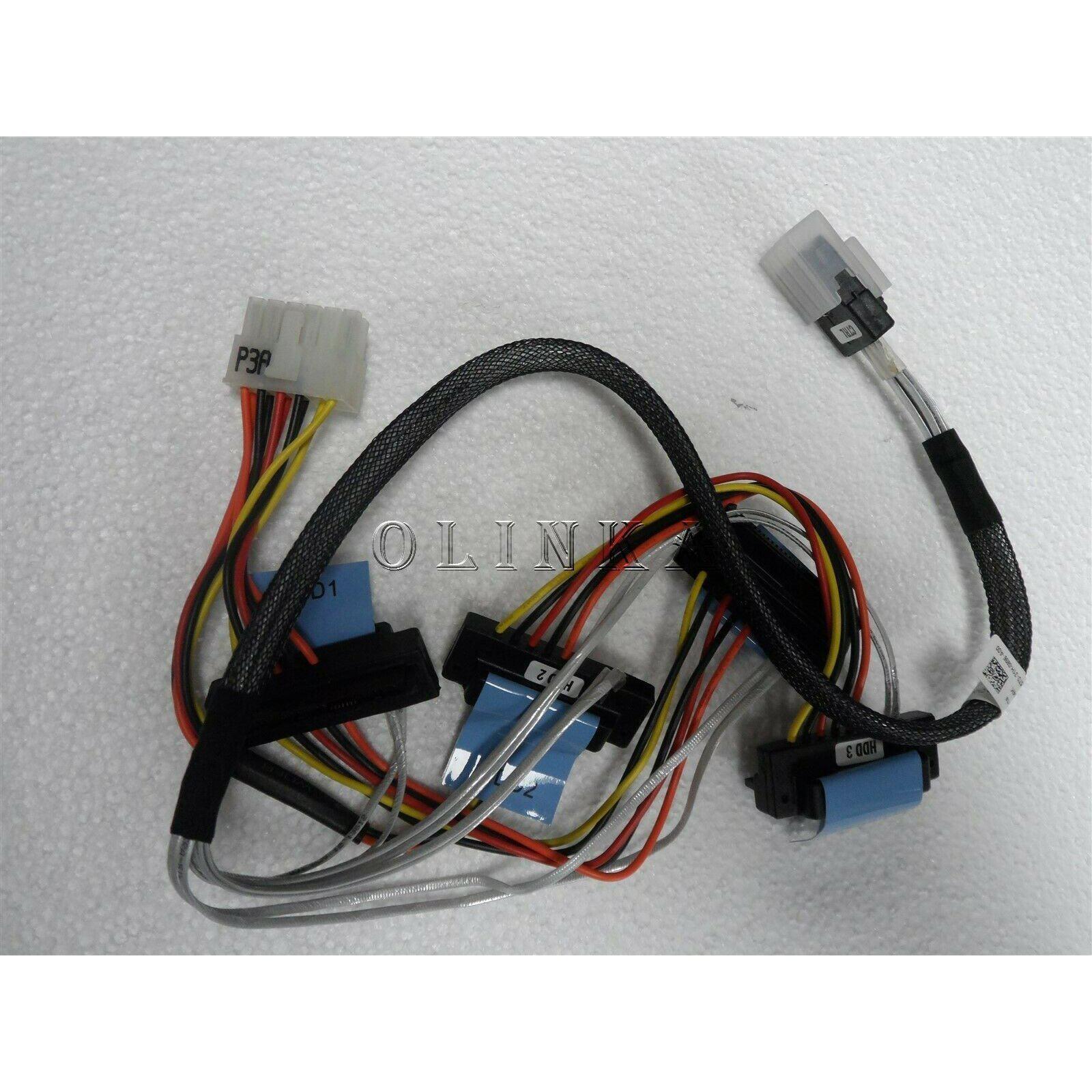 DELL POWEREDGE SERVER R410 H200 H700 RAID CABLE MINI SAS TO 4 CABLED HDD X394K cable - AloinfoUSA