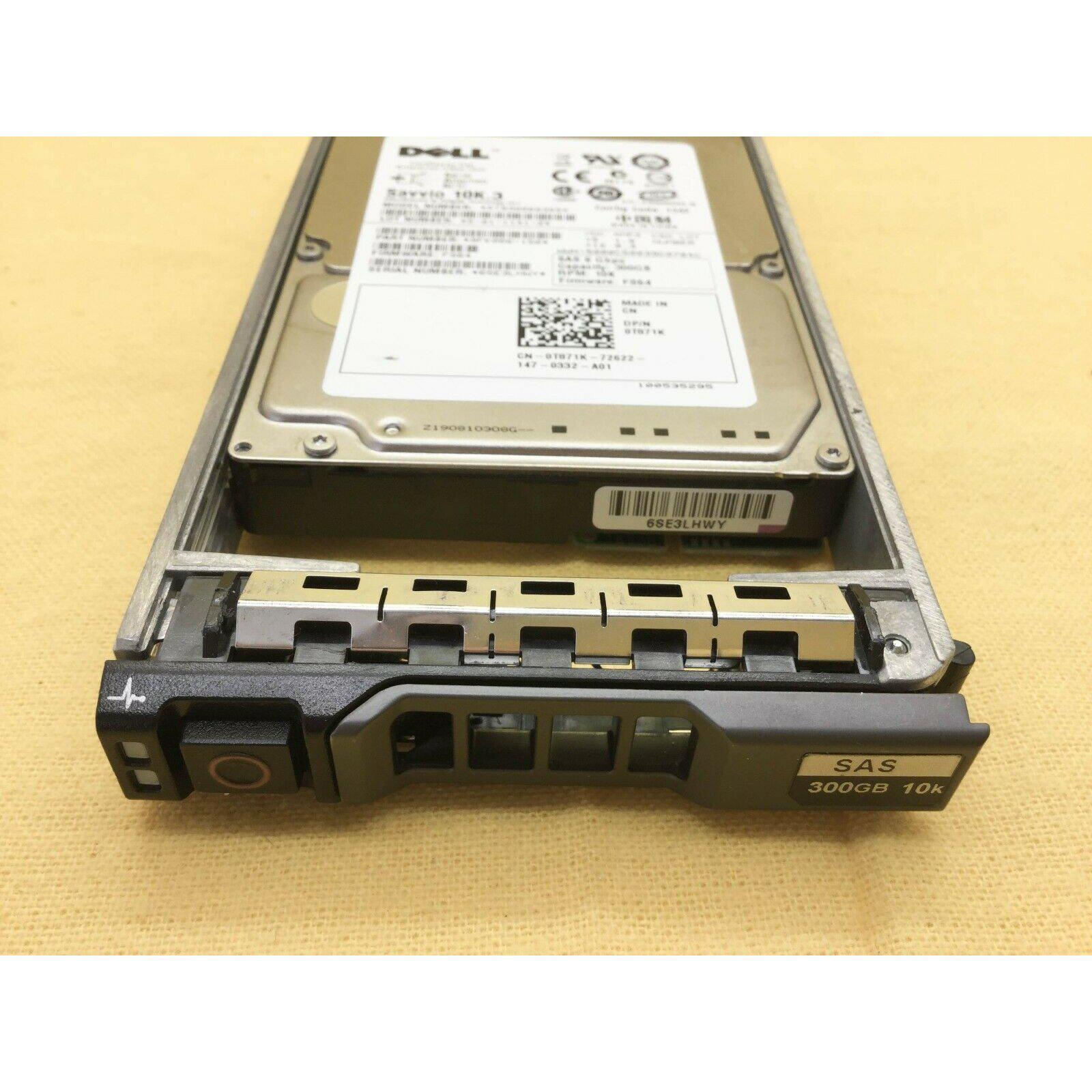 Dell T871K 0T871K DELL 300GB 10K 6G SFF SAS HDD ST9300603SS Seagate 700900353700 - AloinfoUSA