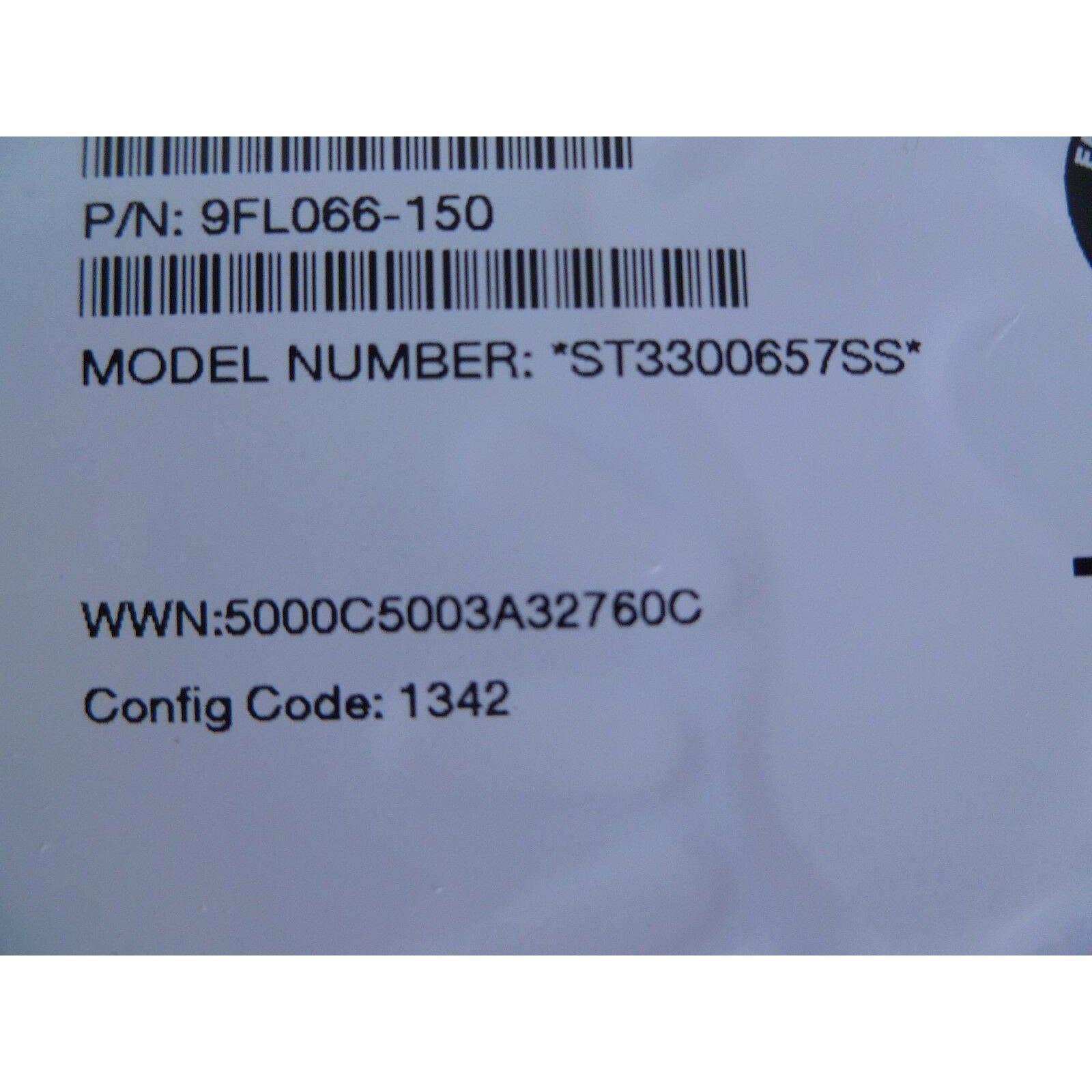 DELL/SEAGATE 15K.7 ST3300657SS 300GB SAS HARD DRIVE P/N:9FL066-150 F/W:ES64 33006000057 - AloinfoUSA