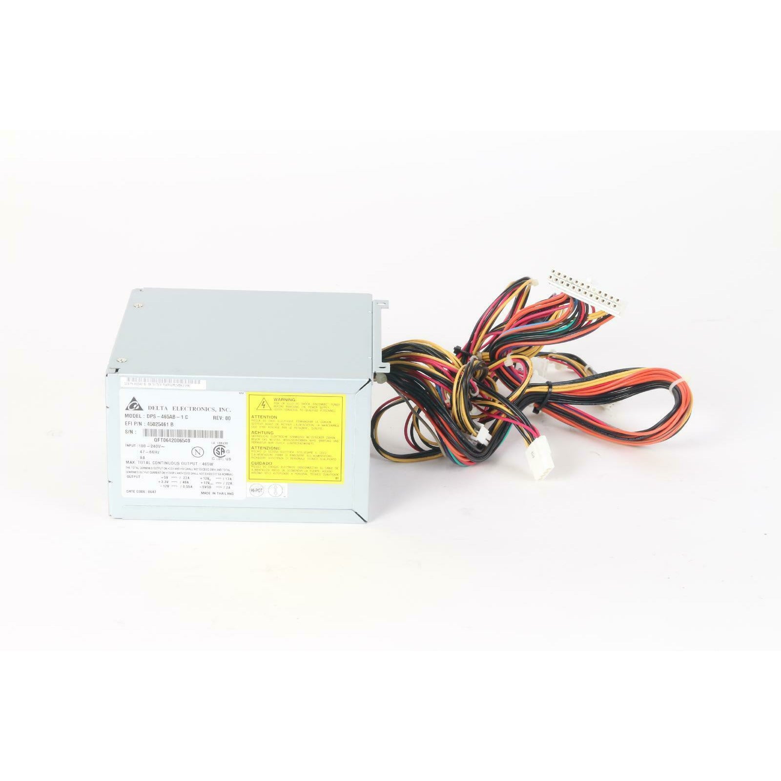 Delta Electronics DPS-465AB-1 C Power Supply 45025461 B - AloinfoUSA