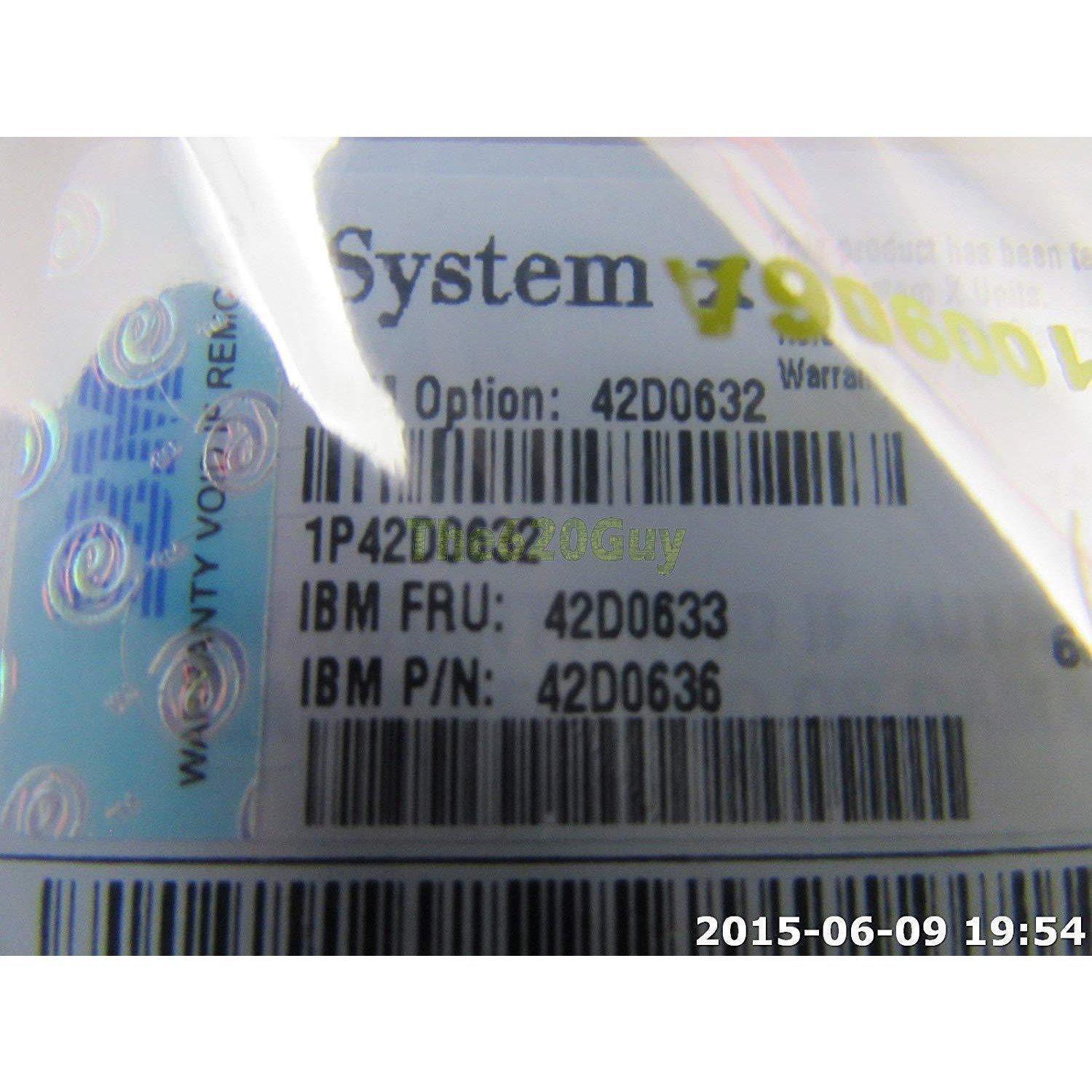 IBM 146GB 10K RPM SAS 6Gbs SFF Slim 2.5" Hot Swap Hard Drive 42D0633 42D0636