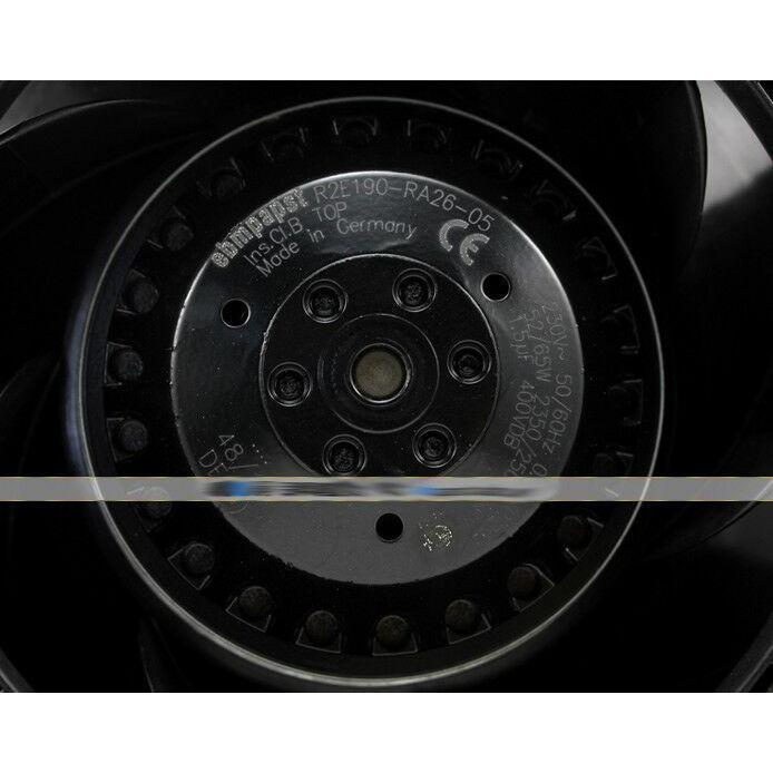 Ebmpapst R2E190-RA26-05 230V 52/65w centrifugal fan 190MM 2350/2500RPM Ebm papst - AloinfoUSA