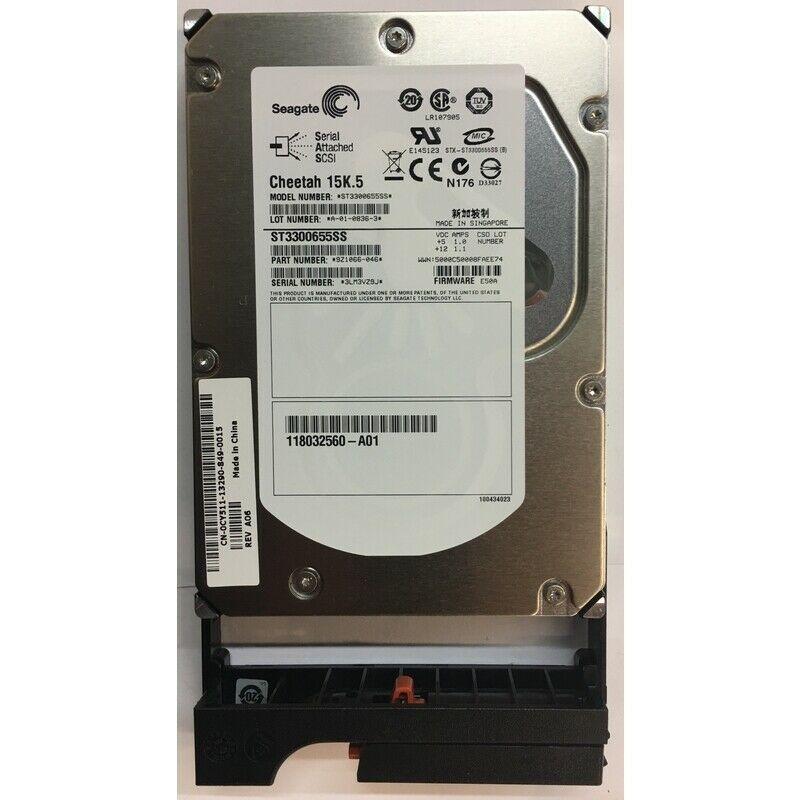 EMC 300GB, 15K RPM, SAS for AX4-5, AX4-5I, AX4-5F - 9Z1066-046 - AloinfoUSA