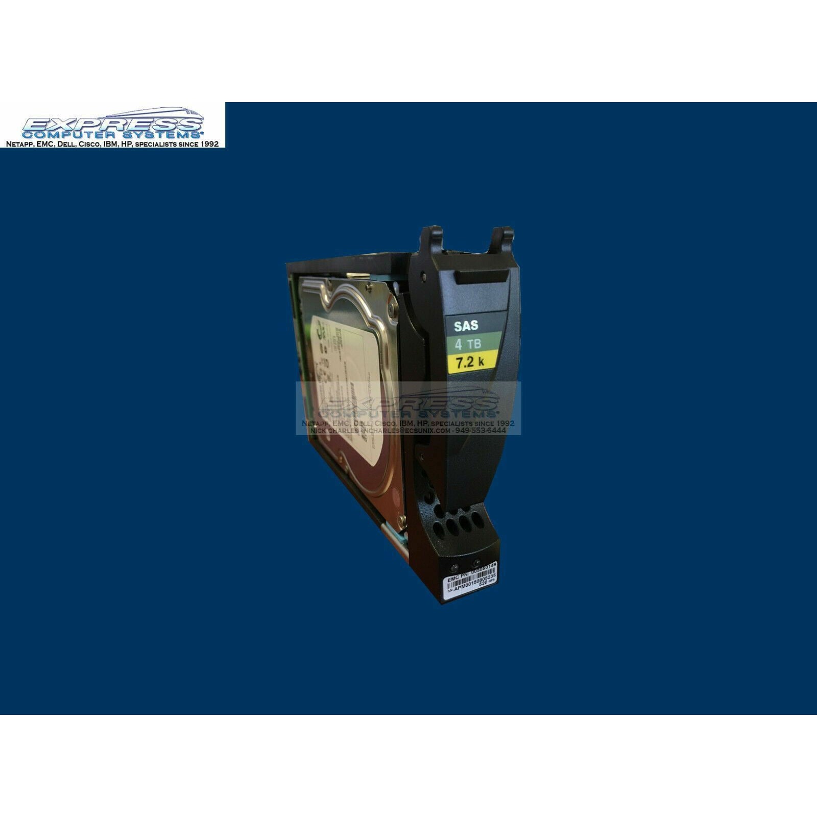 EMC 4TB NL SAS 7.2k VNX V3-VS07-040 for VNX5100 V31-DAE-N-15 V31-DAE-R-15 - AloinfoUSA