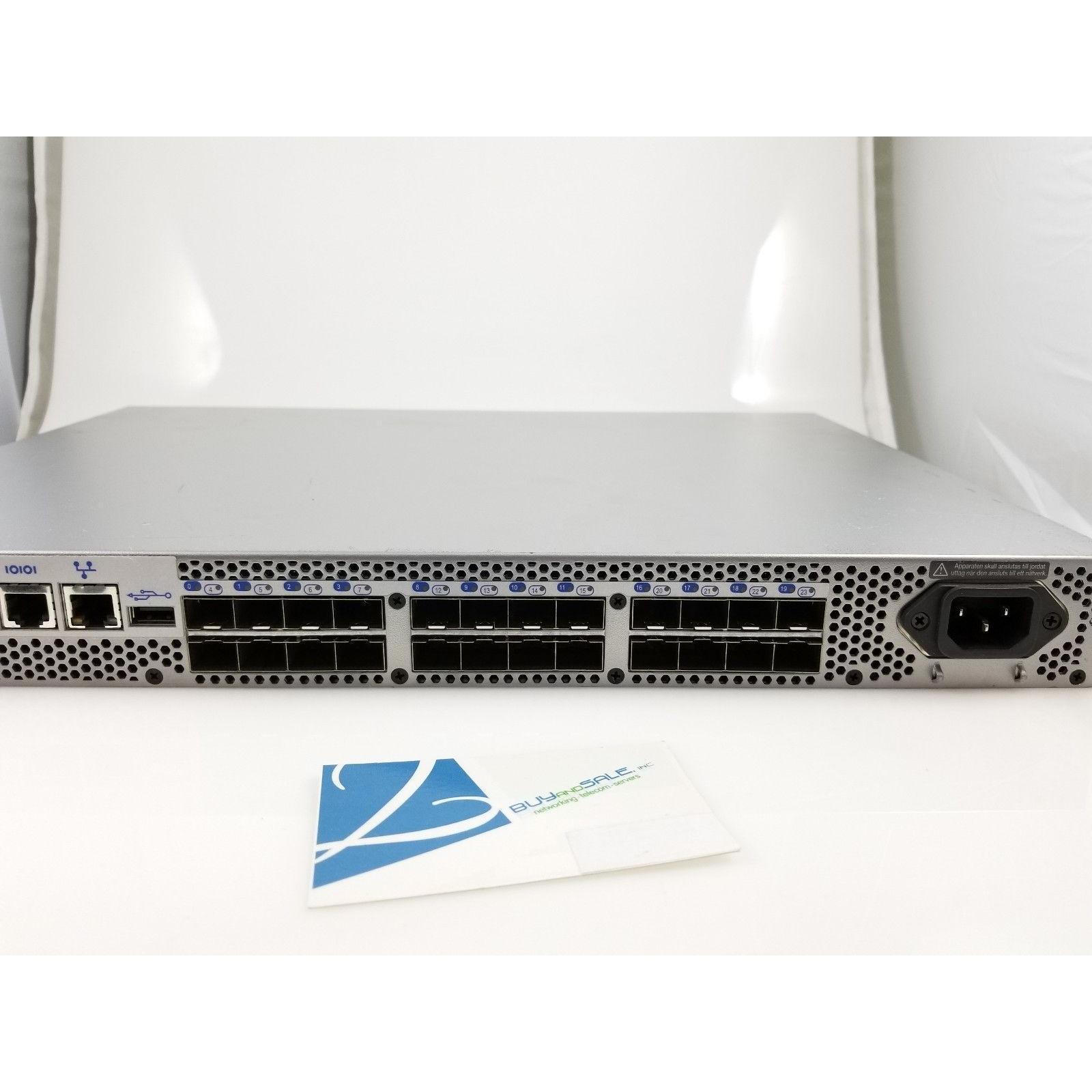 EMC DS-300B 24/24 ACTIVE PORTS BROCADE SILKWORM 300 8GB/S SAN SWITCH CONNECTRIX 12302377919 - AloinfoUSA