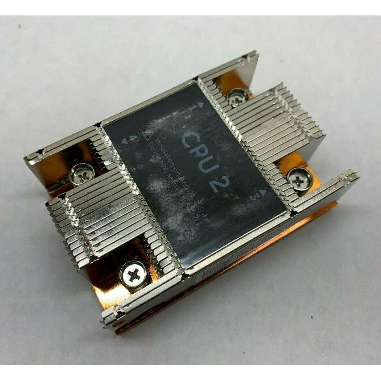 Genuine Dell PowerEdge M630 PE VRTX 68mm CPU2 Heatsink E52630V3 VHW19 93GVP - AloinfoUSA