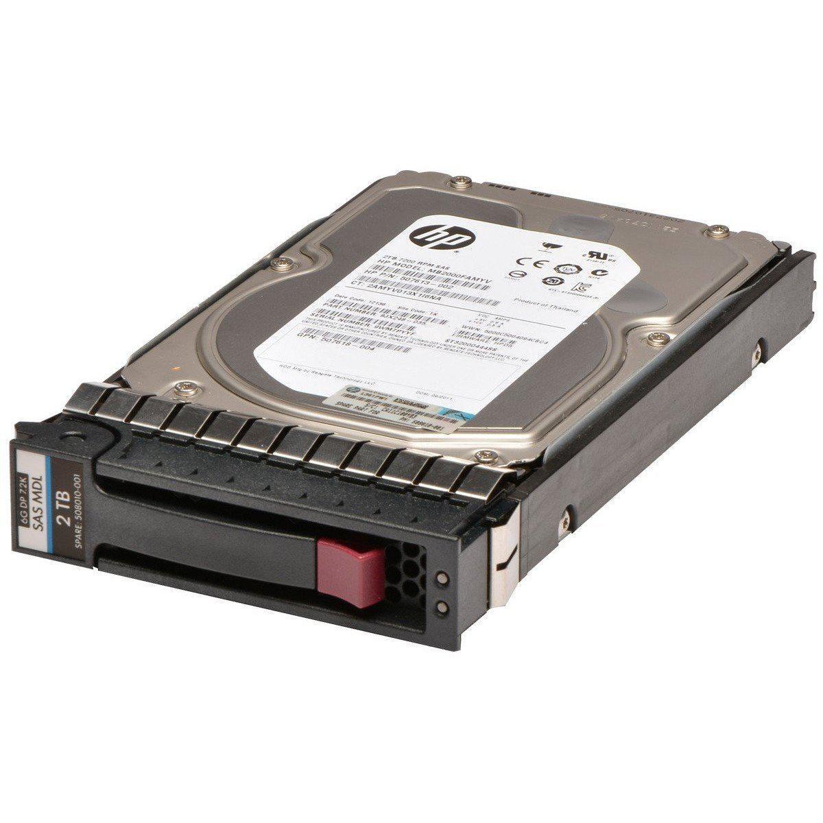 HD 2TB SAS 7.3k RPM 3.5" 6G para HP 508010-001 - AloinfoUSA