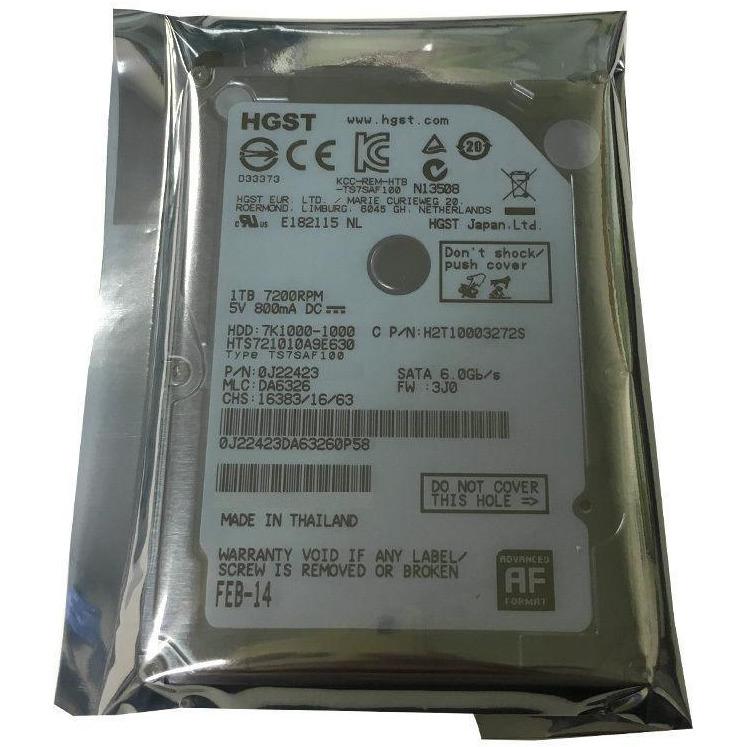 HGST 1TB 32MB Cache 7200RPM SATA III (6.0Gb/s) 2.5" PS3 & PS4 Hard Drive 0J22423 692754042162 - AloinfoUSA