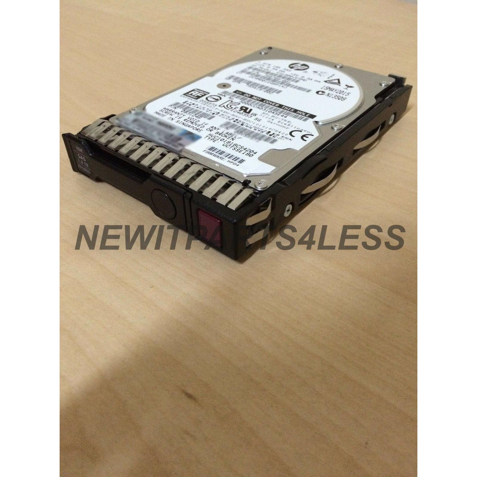 HP 1.8TB 12G SAS 10K 2.5IN SC 512E 791034-B21 791055-001 768789-001 - AloinfoUSA