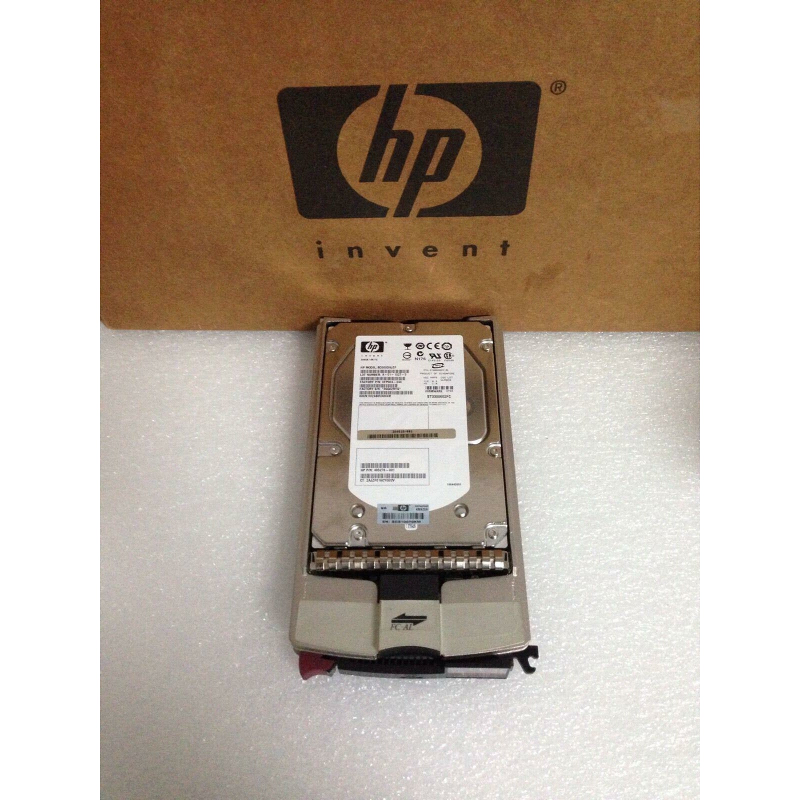 HP 364622-B22 366023-001 366023-002 300gb 10k 3.5"fibe channel hard drive - AloinfoUSA