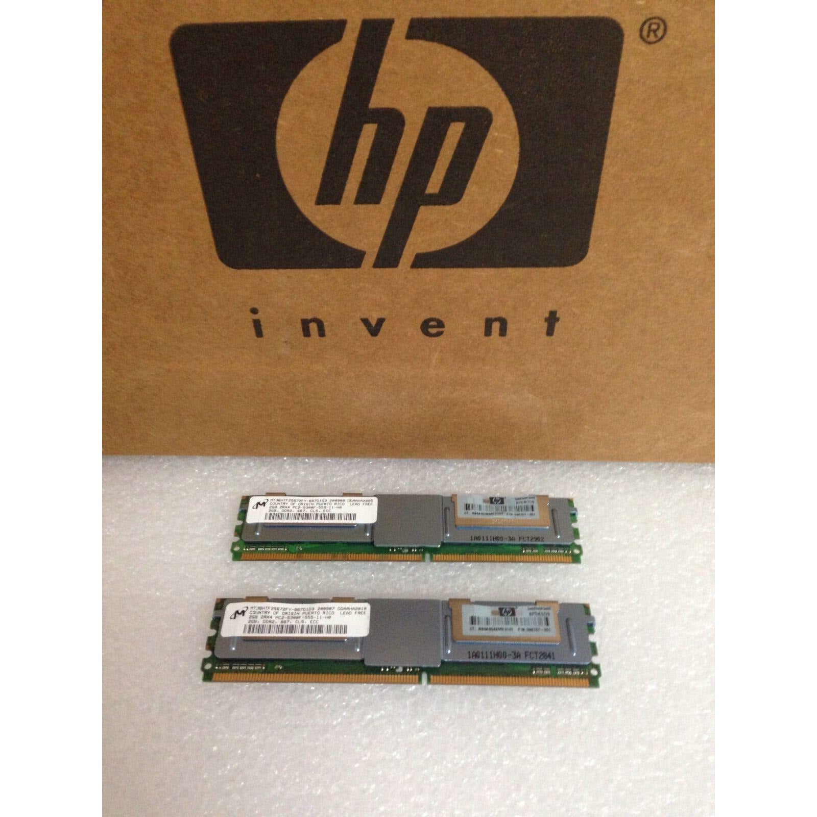 HP 397413-B21/398707-051 4gb (2X2gb) PC2 5300 memory kit - AloinfoUSA