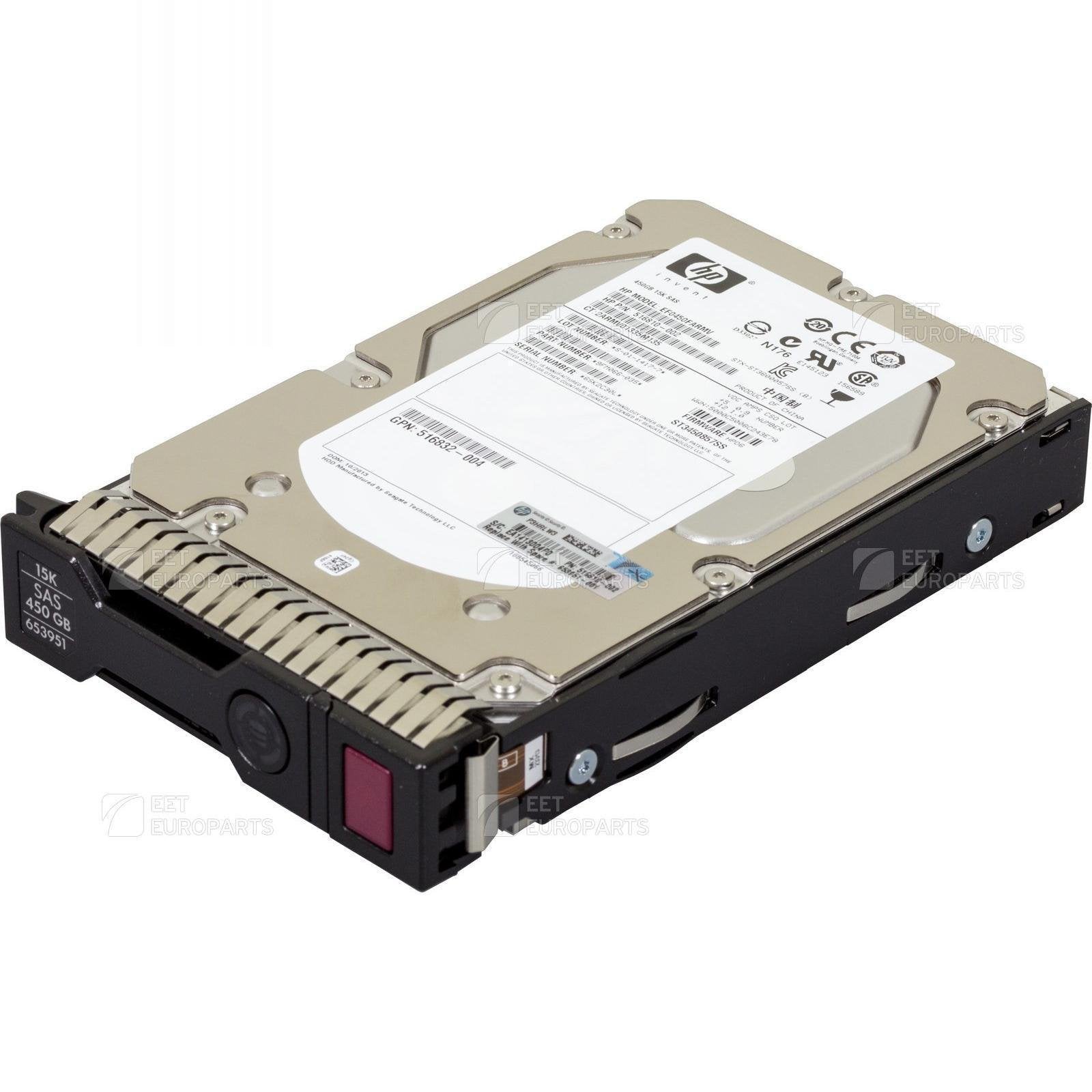 HP 450-GB 6G 15K 3.5 SAS SC 450 sas 16 MB Cache 2.5-Inch Internal Bare or OEM Drives 653951-001 - AloinfoUSA