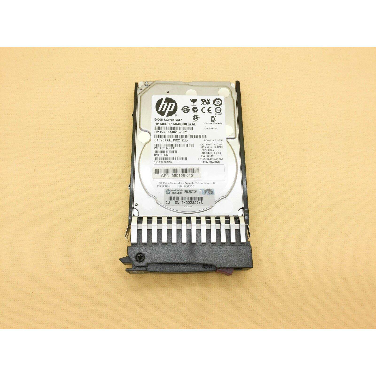 HP 507750-B21 500GB 7.2K 2.5" MDL SATA HDD Hard Drive 508035-001 - AloinfoUSA