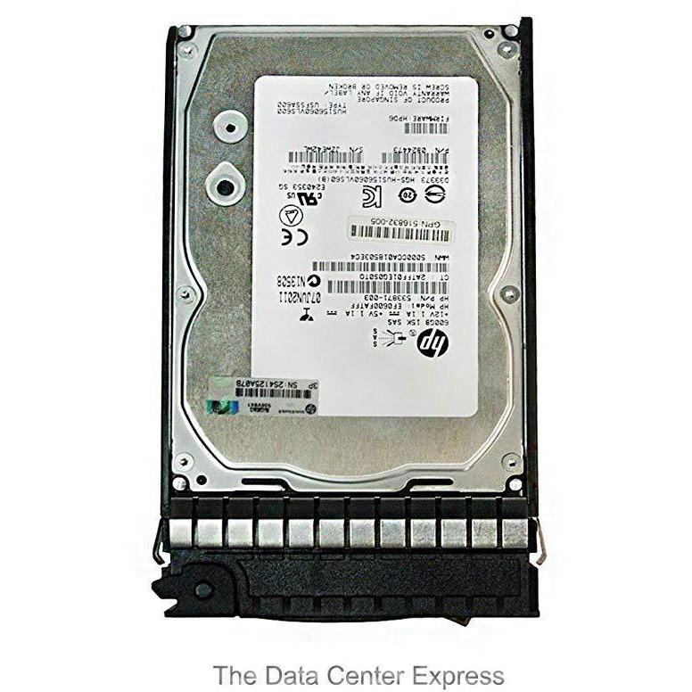 HP 600GB 6G SAS 15K 3.5 Hot Plug Hard Drive 516828-B21 - AloinfoUSA