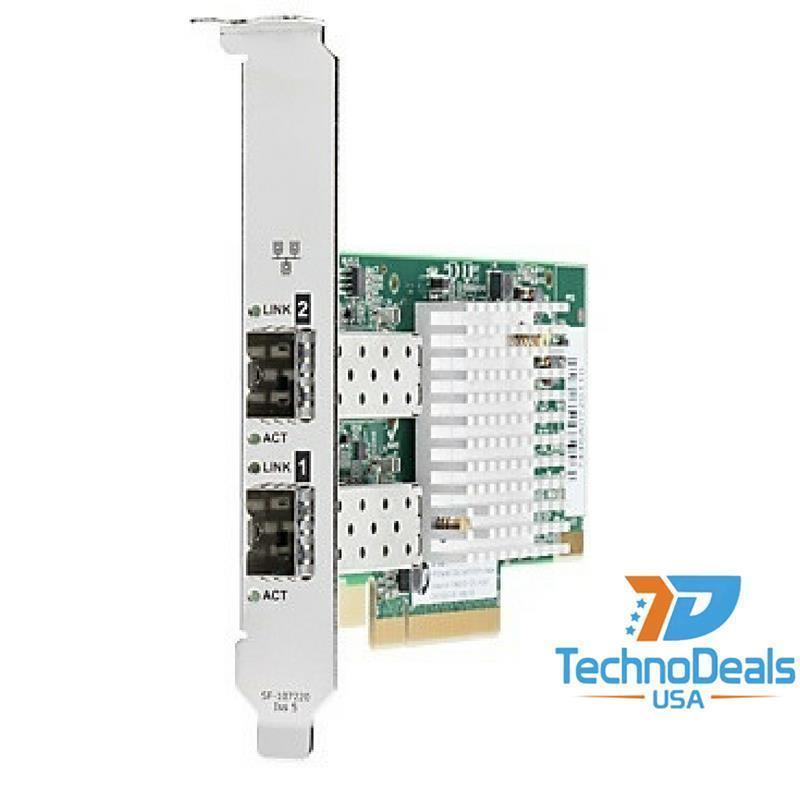 HP 728987-B21 733385-001 728530-001 10GB 2 Port 571SFP+ Ethernet Adapter Card - AloinfoUSA