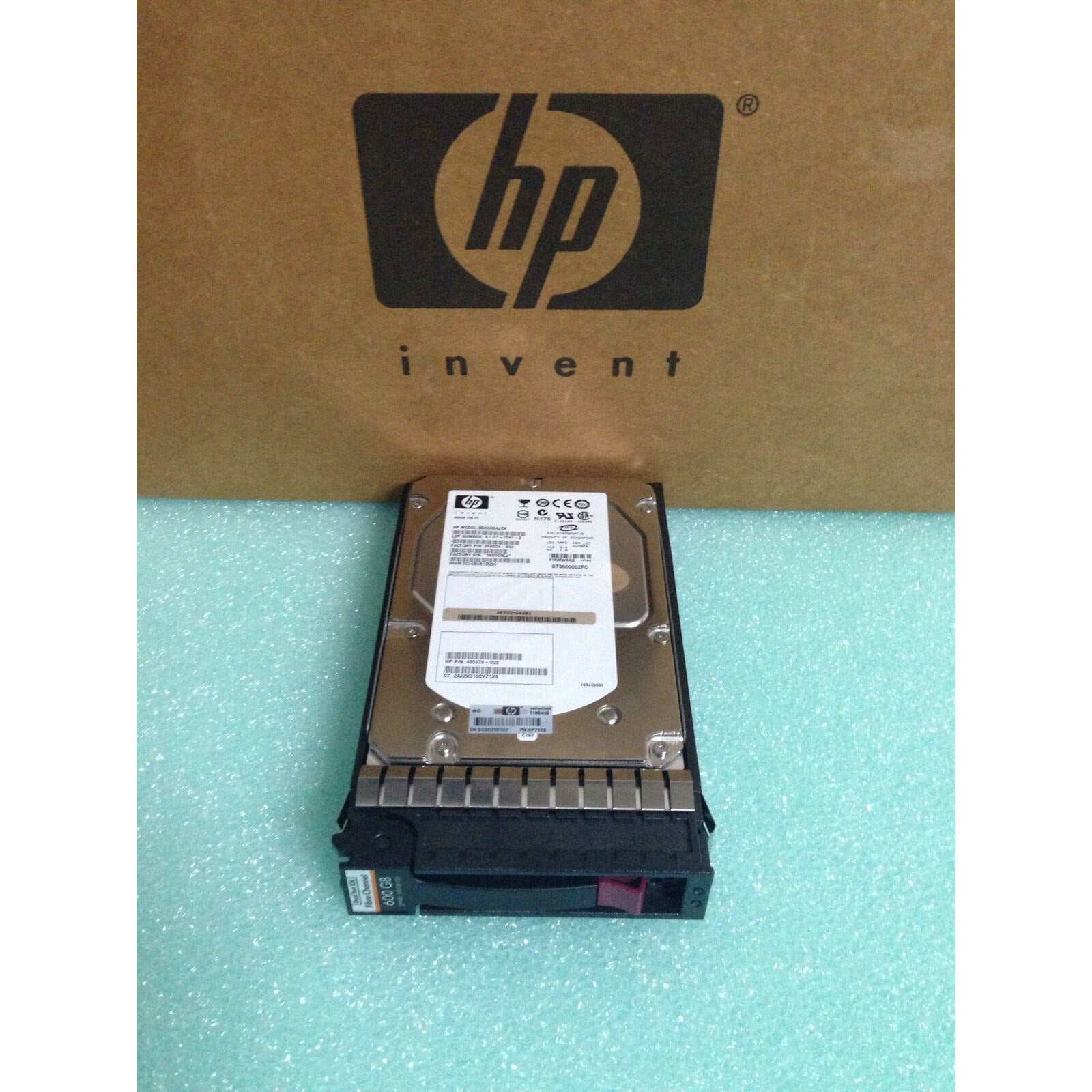 HP BD600DAJZK 495276-003 600GB 10K EVA dual port FC hard drive 9FS004-044 - AloinfoUSA