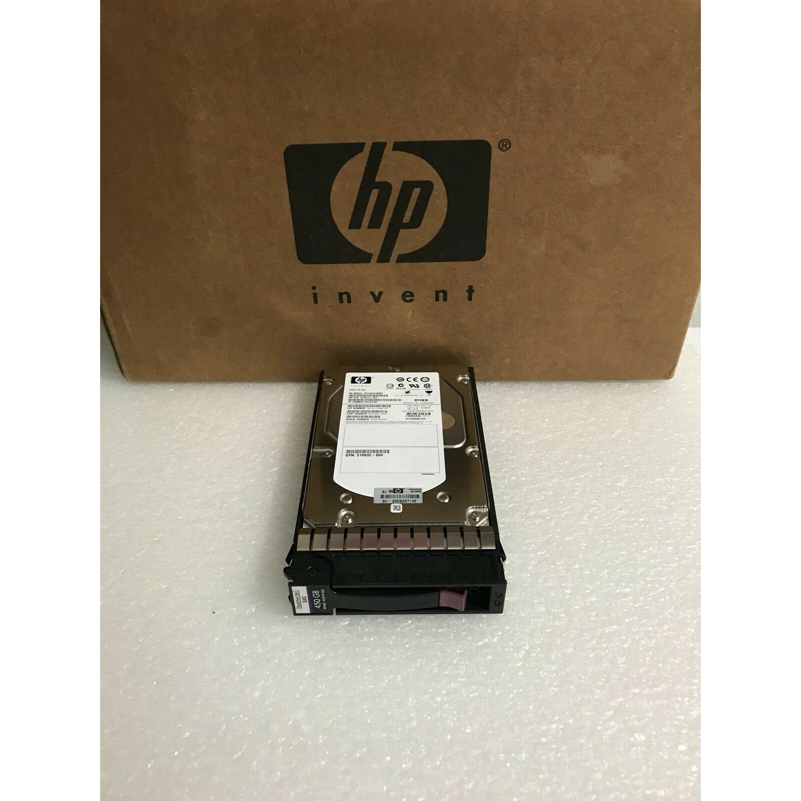 HP EF0450FARMV 516810-002 450GB 15K 3.5" dp sas hard drive 516832-004 9FM066-035 883585297825 - AloinfoUSA