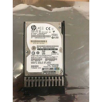 HP EG0300FBDBR 597609-001 GPN:507129-003 300GB 10K 6G 2.5" SAS HARD DRIVE tray - AloinfoUSA