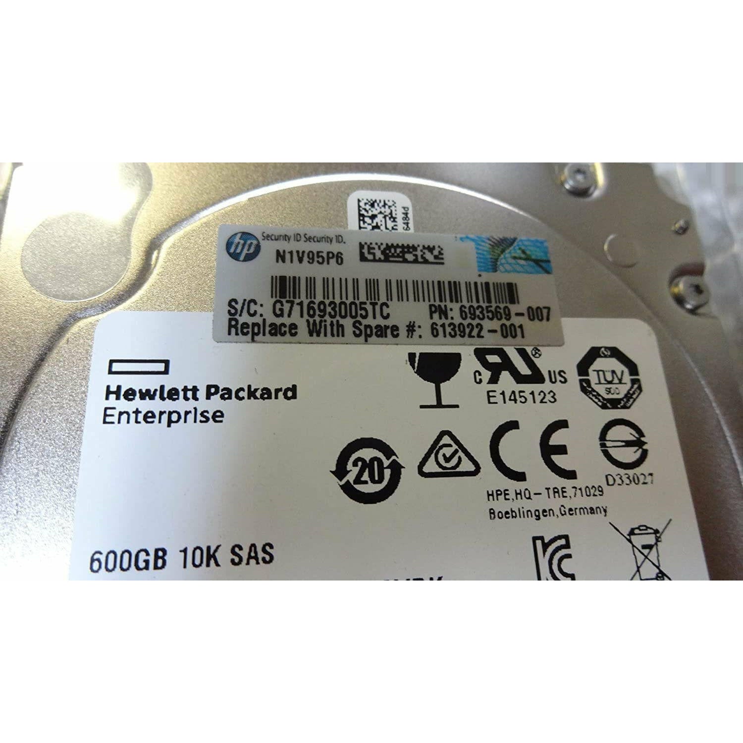 HP EG0600FCVBK 600GB 10K RPM SAS HDD - AloinfoUSA