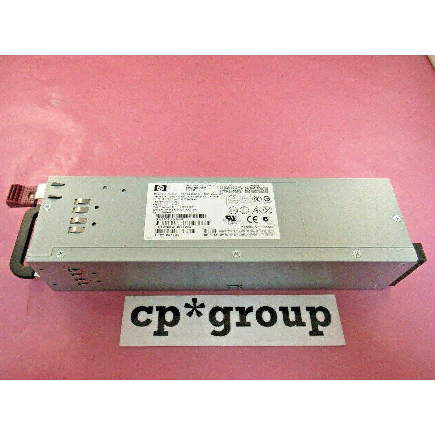 HP EVA4400 Delta 250W Hot Plug Power Supply PSU 519842-001 5697-7682 TDPS-250AB 5712505598979 - AloinfoUSA