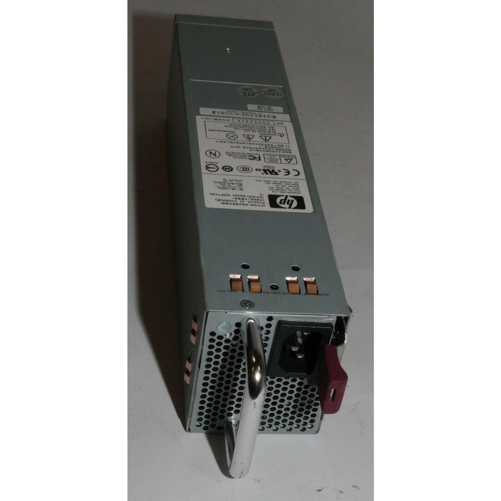 HP POWER SUPPLY 339596-601 PS-3381-1C2 EVA 6400 EVA 8400 ESP113A 489883-001 400W - AloinfoUSA