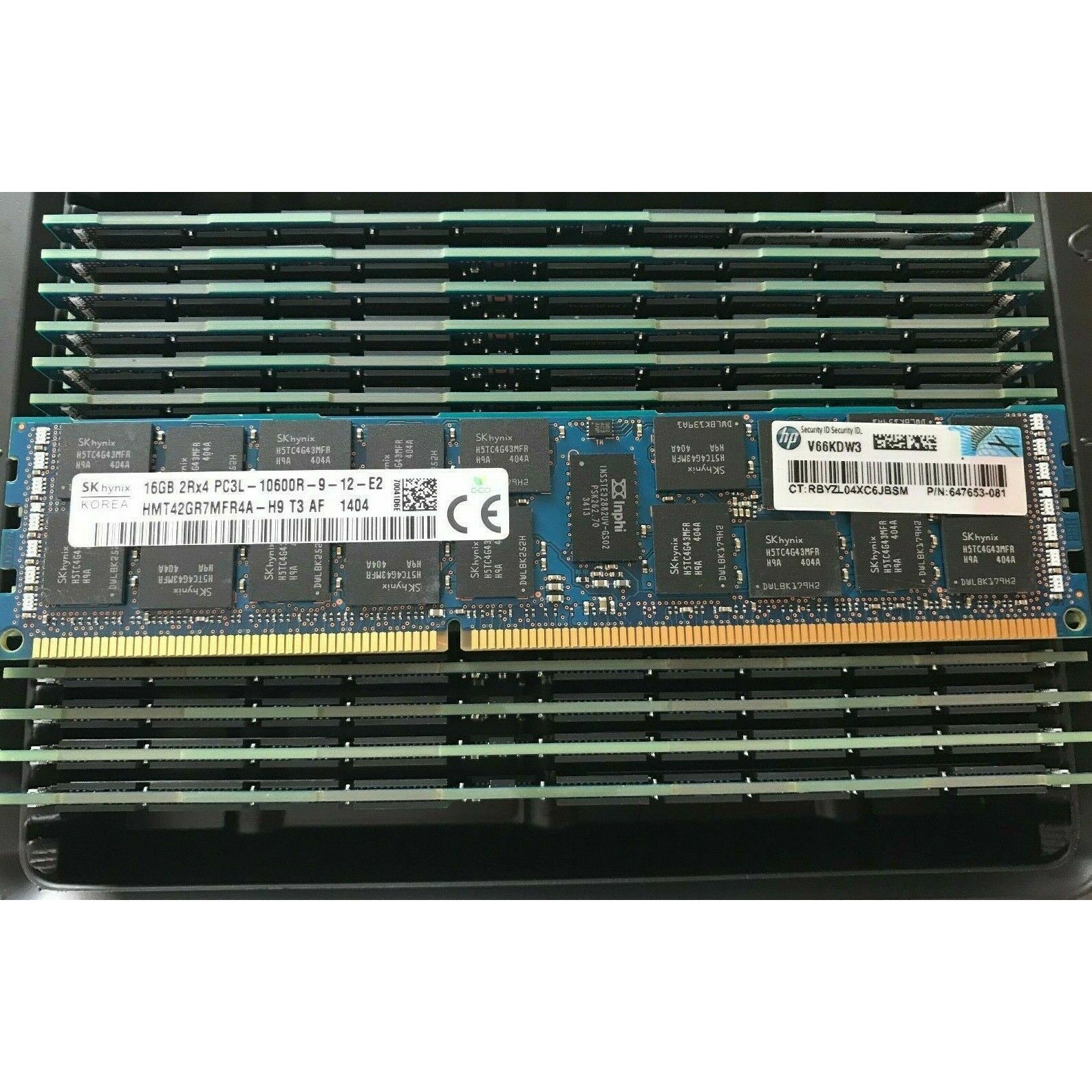 Hynix/HP 16GB 2RX4 PC3L-10600R ECC Reg Server RAM HMT42GR7MFR4A-H9 647653-081 849171009067 - AloinfoUSA