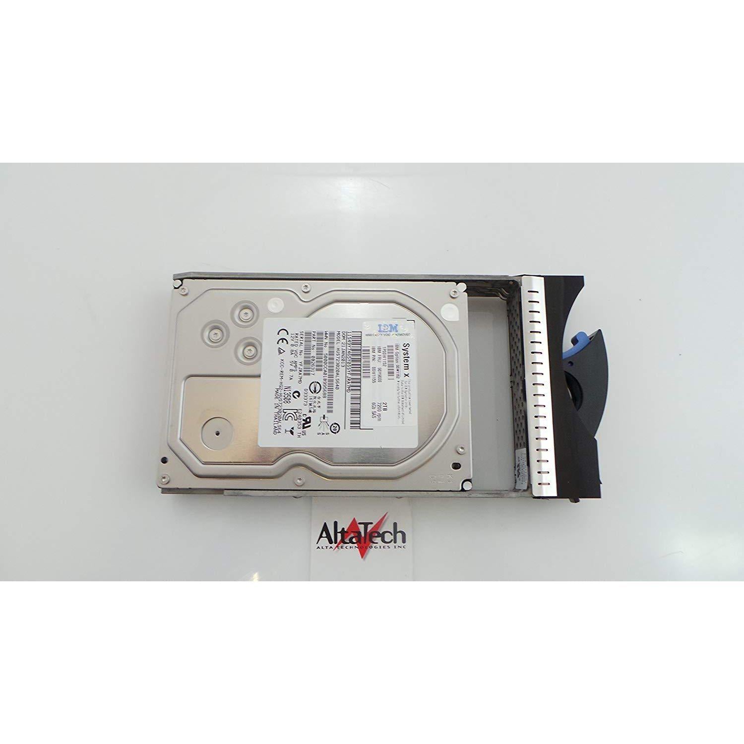 IBM 90Y9000 - 2TB 3.5" Near Line SAS 7.2K 6Gb/s HS Hard Drive - AloinfoUSA