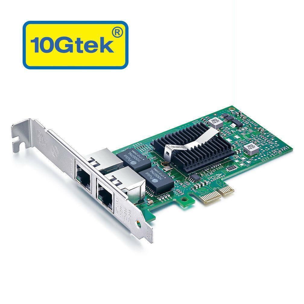 Intel 82576 Chip Gigabit Network Adapter (Nic), Dual RJ45 Port, as E1G42ET in US 603149403543-FoxTI