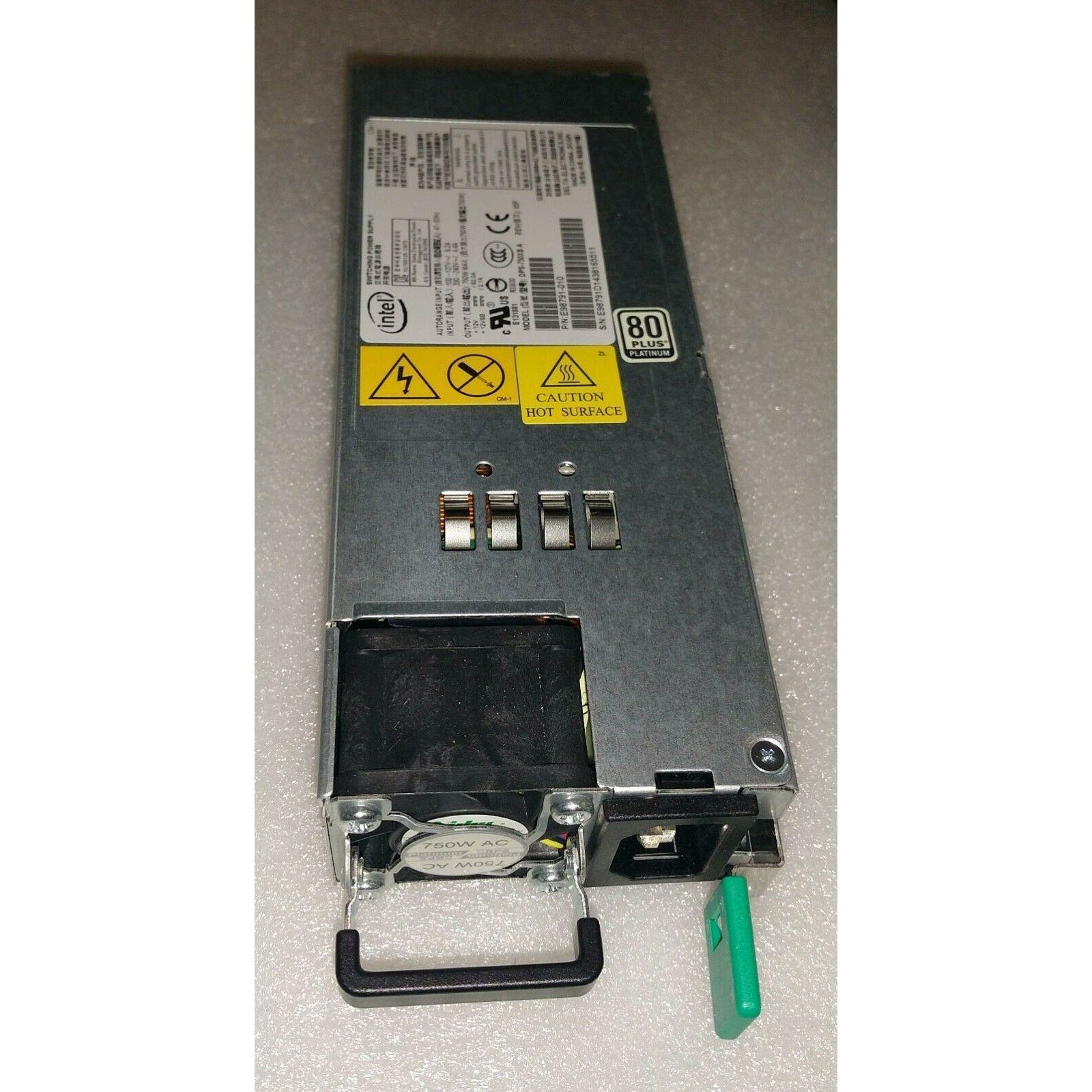 Intel E98791-010 DPS-750XB 750W Redundant Power Supply Unit PSU for Server 729161347464 - AloinfoUSA