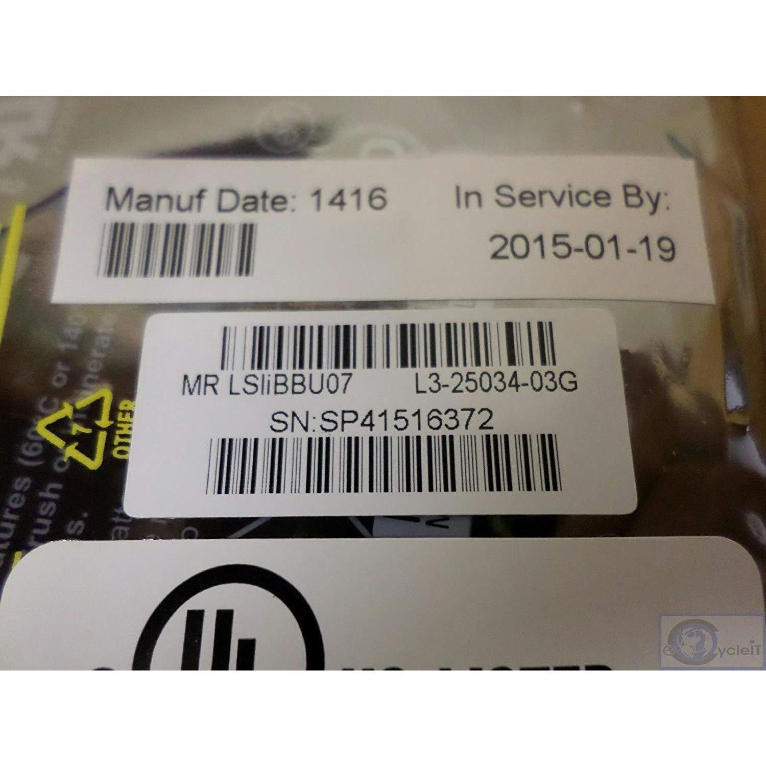 LSI Logic Battery Backup Unit For 8880EM2 9260-4I LSIIBBU07 Bateria - AloinfoUSA