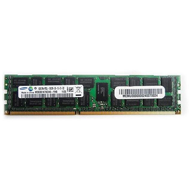 Memoria 8GB ( 2RX4) DDR3 1333MHz 240-Pin ECC RDIMM PC3L-10600R M393B1K70QB0-YH9 - AloinfoUSA
