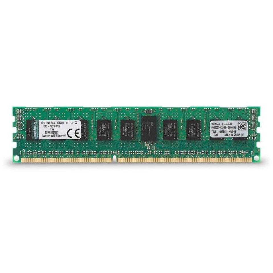 Memória 8GB DDR3 1600MHz 240-Pin ECC RDIMM PC3-12800 para Dell KTD-PE316S/8G - AloinfoUSA
