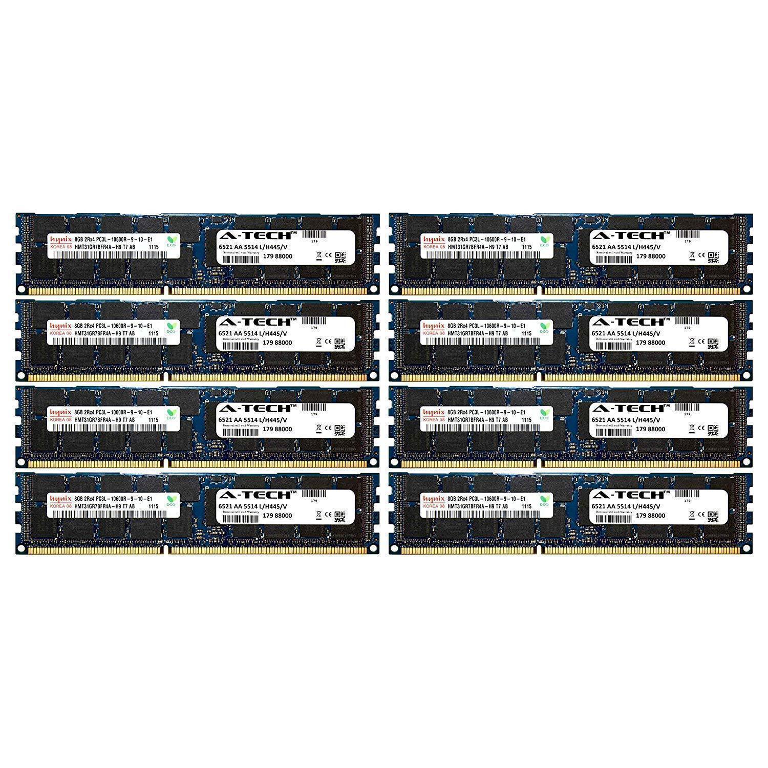 Memoria A-Tech Hynix 8GB Module PC3-10600 1.35V For Dell PowerEdge R820 A2626093 R910 T410 R415 A2862069 M610 R510 R710 A2862074 T610 T710 A3721482 C1100 C2100 C6145 C6100 C6105 R320 C6220 Memory RAM - AloinfoUSA