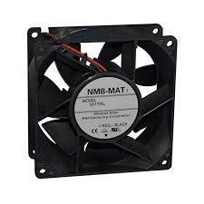 NMB TECHNOLOGIES 3615RL-05W-B40-E00 DC Fans DC Axial Fan, 92x38mm, 24VDC, 119CFM, Flange, 2-Wire - AloinfoUSA