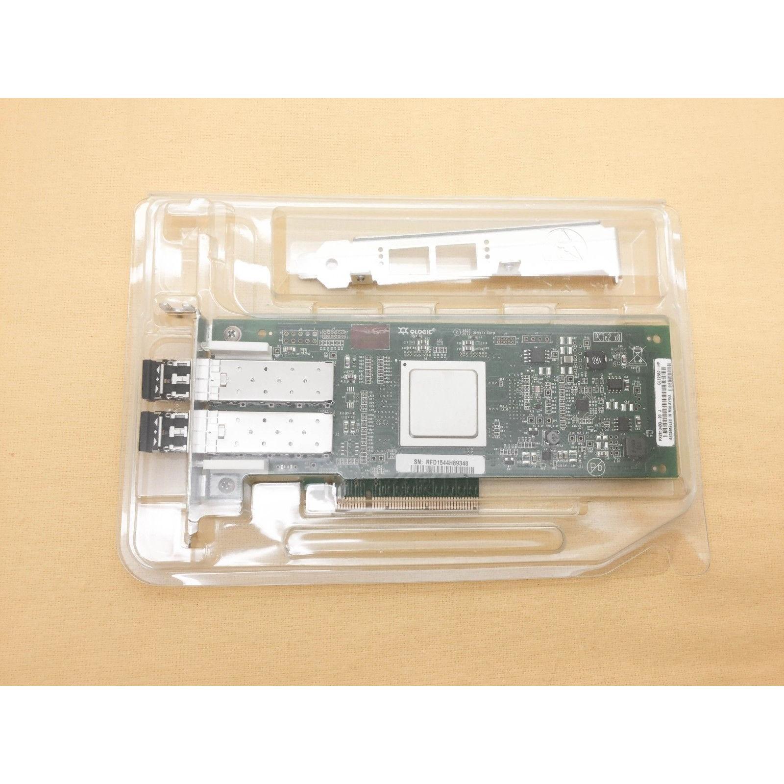 Placa AJ764A HP STORAGEWORKS 82Q 8GB FC DUAL PORT PCIE HBA QLE2562-HP 489191-001 692624659759 - AloinfoUSA