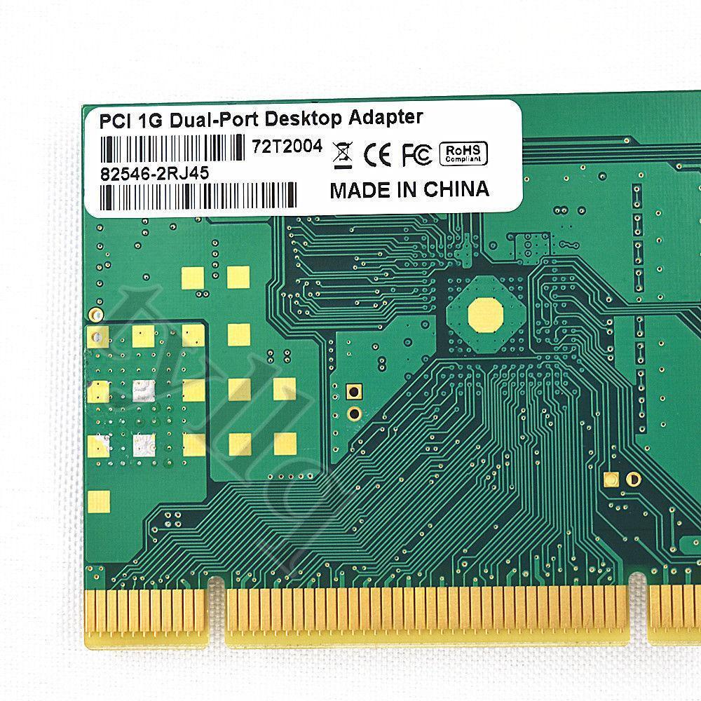Placa Intel PWLA8492MT Chipset (82546) Pro Dual Port Gigabit PCI Lan Adapter - AloinfoUSA