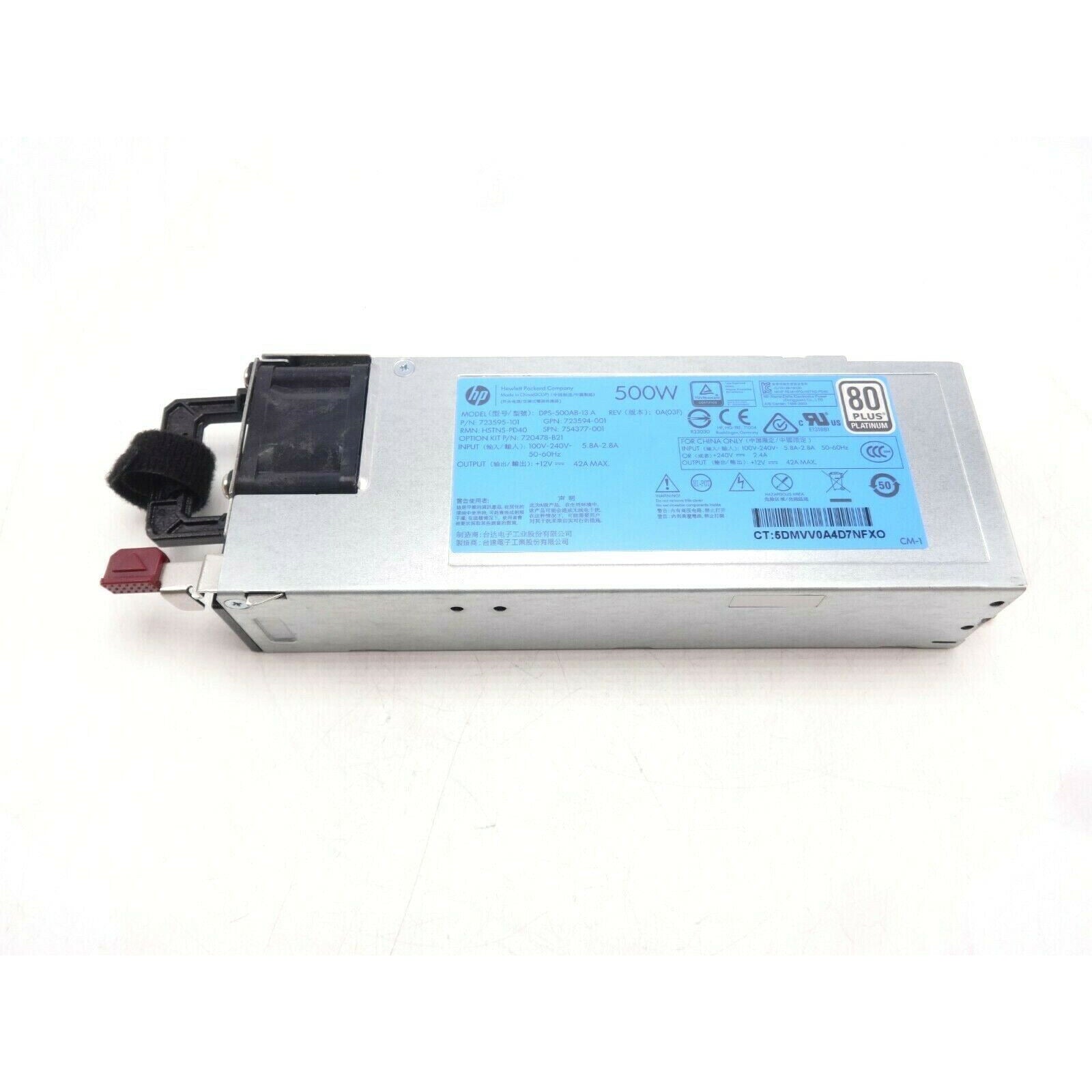 Fonte HP 500W DL360 DL380 Gen9 Power Supply 754377-001 - AloTechInfoUSA
