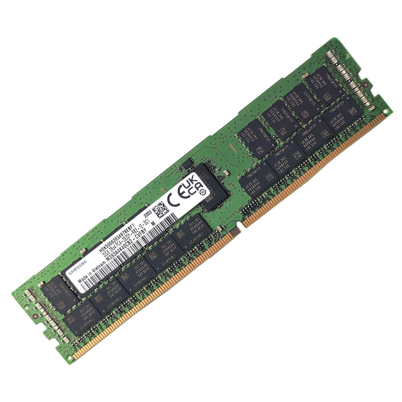 memory Samsung 32GB DDR4 2933 MHz ECC Reg M393A4K40CB2-CVF Compatible HP P00924-B21 Ram spots- show original title - AloTechInfoUSA
