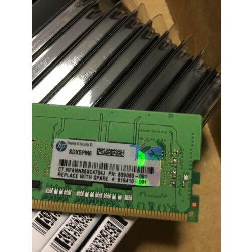 Memoria 809080-091 GENUINE HP 8GB (1x8GB) 1Rx8 PC4-2400T MEMORY 819410-001 805347-B21 - MFerraz Tecnologia