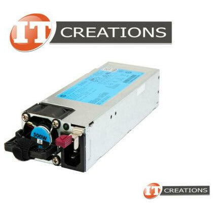 Fonte HP POWER SUPPLY 500W 100-240V PLATINUM FOR HPE HYPER CONVERGED 380 723595-101 - MFerraz Tecnologia