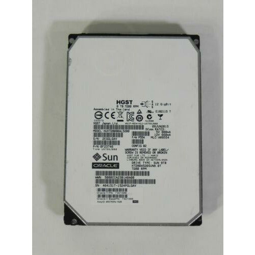 Disco HGST Sun Oracle 8TB 7200rpm 3.5" SAS HDD HUH728080AL5200 7301588 7301585 - MFerraz Tecnologia