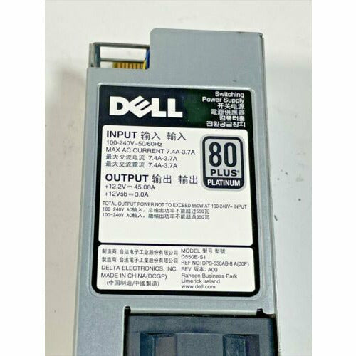 Fonte DELL 0X185V D550E-S1 POWEREDGE R420 R430 80PLUS PLATINIUM 550W POWER SUPPLY - MFerraz Tecnologia