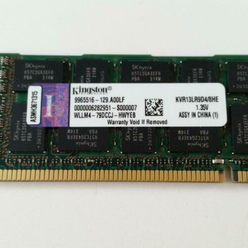 Memoria Kingston 8GB 2Rx4 PC3L-10600 CL9 DDR3-1333 Server RAM KVR13LR9D4/8HE - MFerraz Tecnologia
