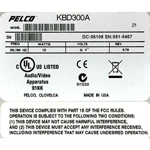 Controle Pelco KBD300A PTZ Keyboard JOYSTICK/CONTROLLER - MFerraz Tecnologia