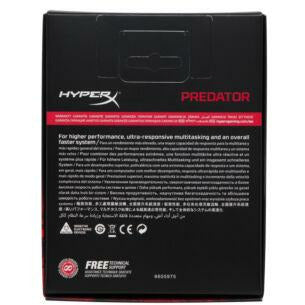 Memoria 64GB Kingston HyperX Predator DDR4 3200MHz PC4-25600 CL16 Quad Memory Kit 4x16GB - MFerraz Tecnologia